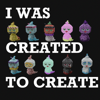 I WAS CREATED TO CREATE black