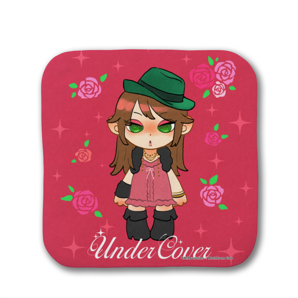 TMR企画用 Under Cover 貴子ちゃん ミニハンカチタオル | MashRoom Cafe